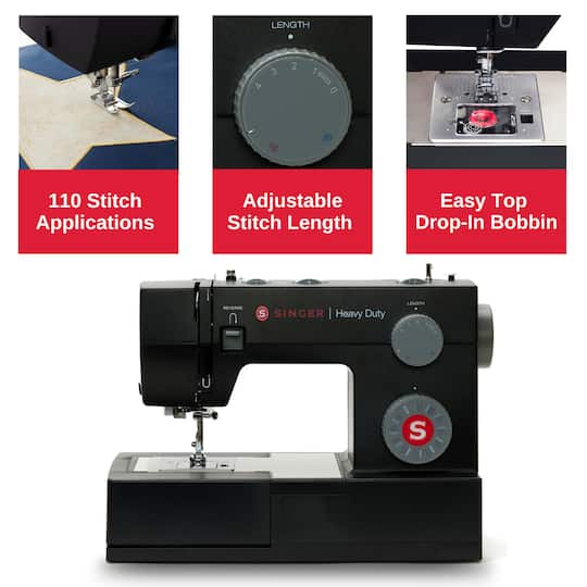 SINGER® HD4432 Black Heavy Duty Sewing Machine